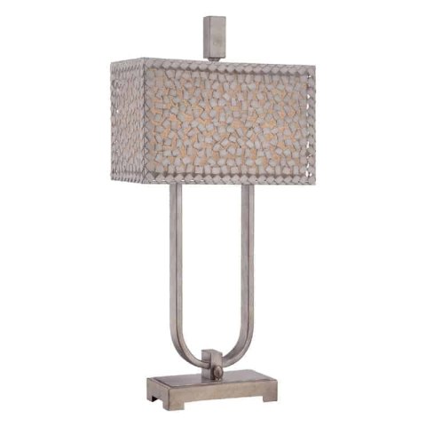 Lampa stołowa Confetti srebrna K2