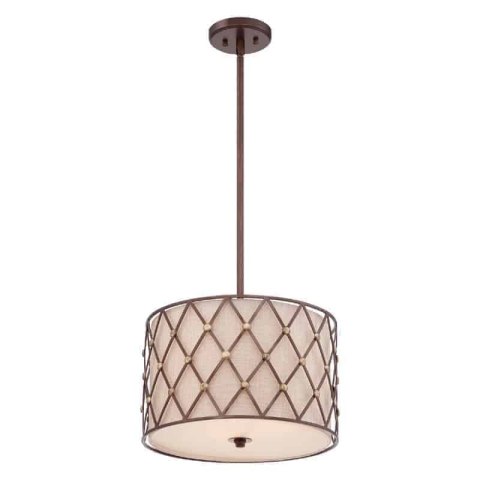 Lampa wisząca Brown Lattice K3