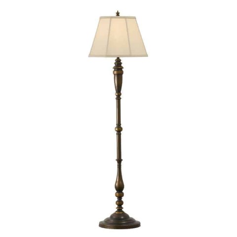 Lampa podłogowa Lincolndale brąz