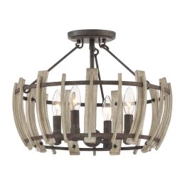 Lampa sufitowa Wood Hollow K4