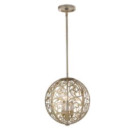 Lampa wisząca Arabesque srebrna K3