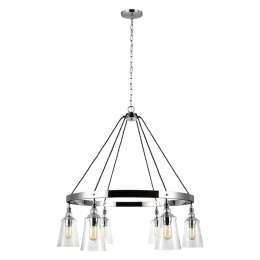 Lampa wisząca Loras chrom z kloszem K6