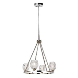 Lampa wisząca Rubin nikiel K4