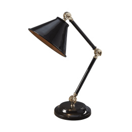 czarne lampy provence element