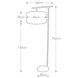 wymiary lampy balance