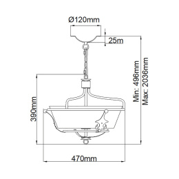 lampa sufitowa windsor wymiary