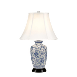 lampa ceramiczna blue ginger jar