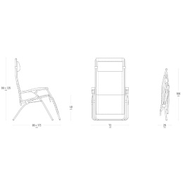 wymiary leżak rsx clip xl