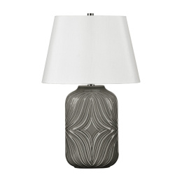 lampa ceramiczna muse szara