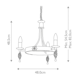 wymiary lampy belfry