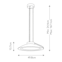 wymiary lampy wiszącej europa