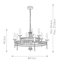 wymiary lampy crown 9