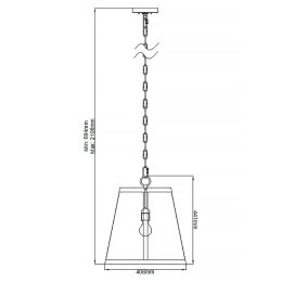 wymiary lampy harrow