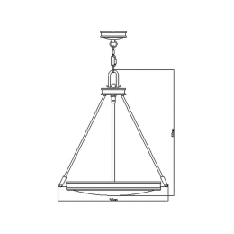 wymiary lampy collier